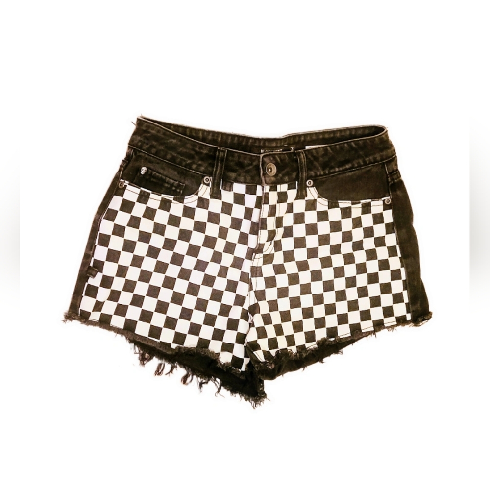 ✅️4/20$ Checkered Black and White Women Shorts